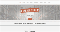 Desktop Screenshot of kimballstudio.com